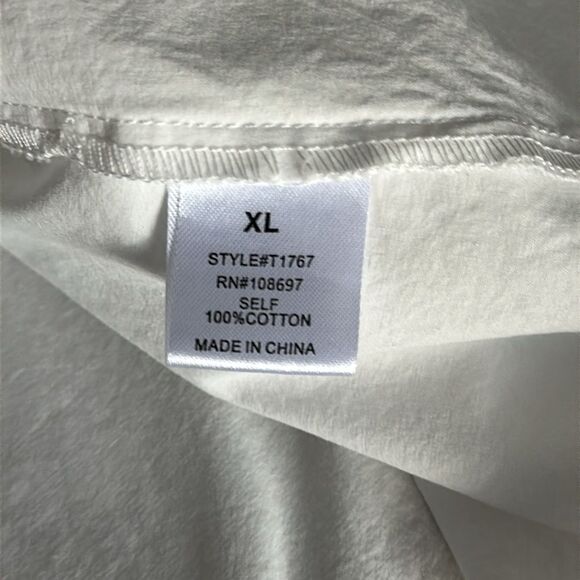 Sweet Rain Graphic Oversized Button Down Shirt Size XL Untamed Strange Print - Picture 10 of 12